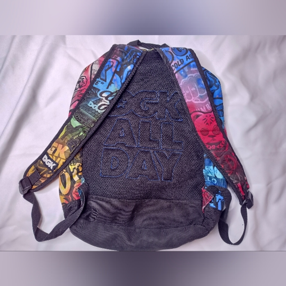 Colorful Graphic DCK Backpack - Picture 2 of 11